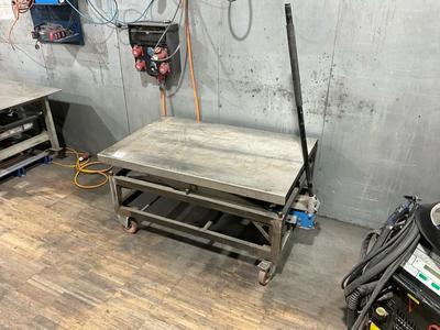 Overview picture of lifting table